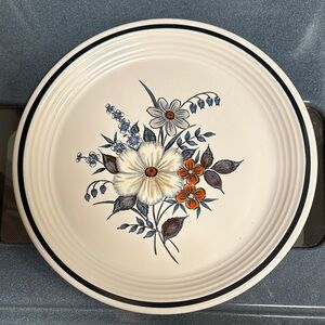 Town and Country Collection BLUE RIDGE Pattern JAPAN Floral Pattern Dinner Plate